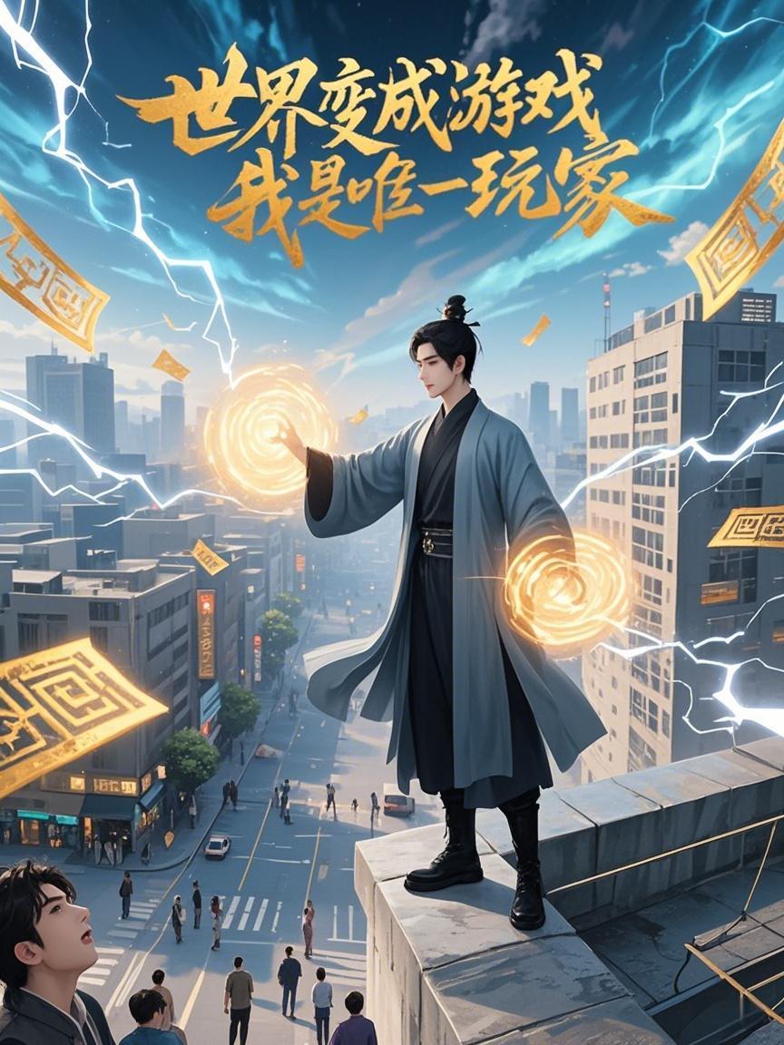 现实世界变成游戏世界的